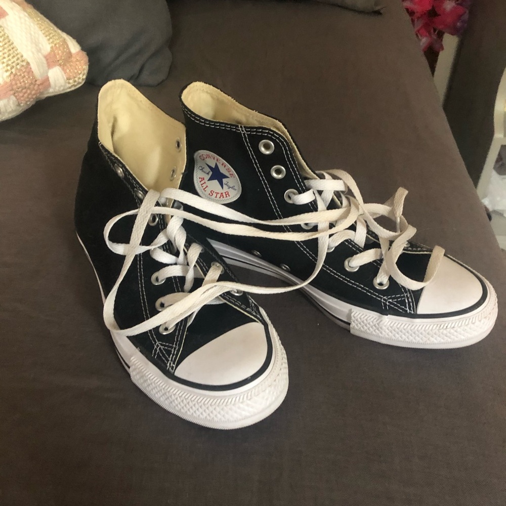 black high top converse